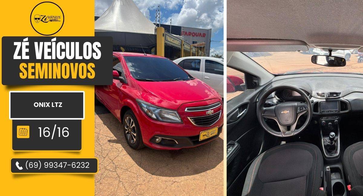 Onix LTZ 2016 em Excelente Estado na Zé Veículos