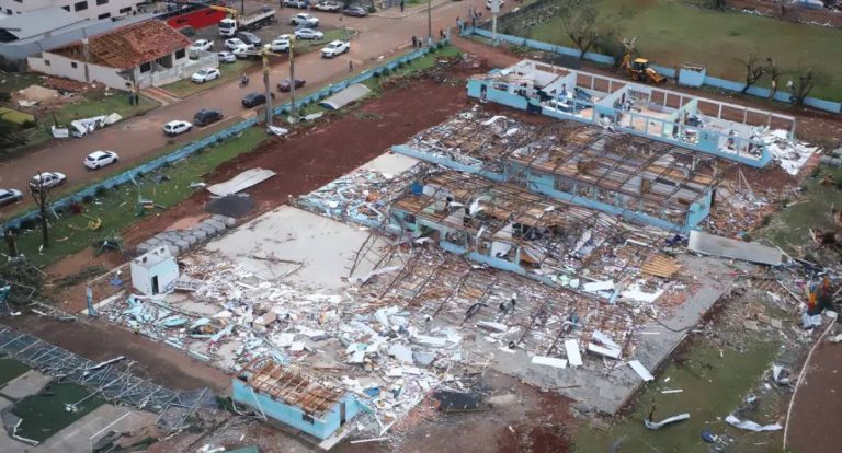 Paraná confirma sétima morte associada à passagem de tornados simultâneos
