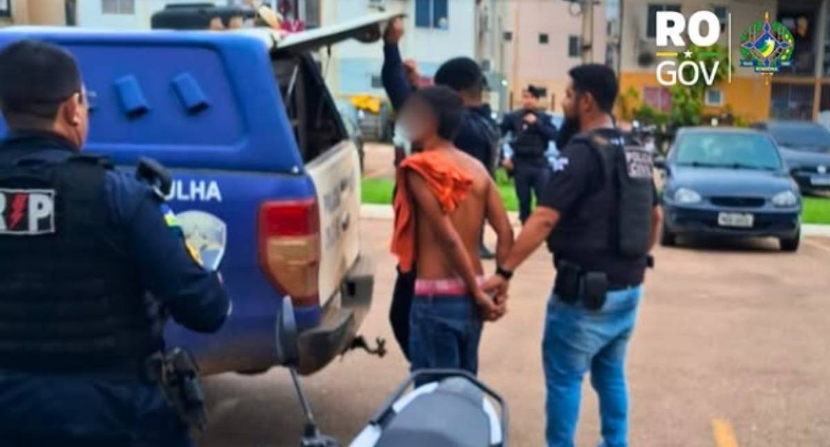 Polícia Civil e Militar prendem autores de roubo em Porto Velho
