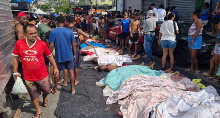 Polícia do RJ relata "cenário de guerra" em operação que resultou em 121 mortes