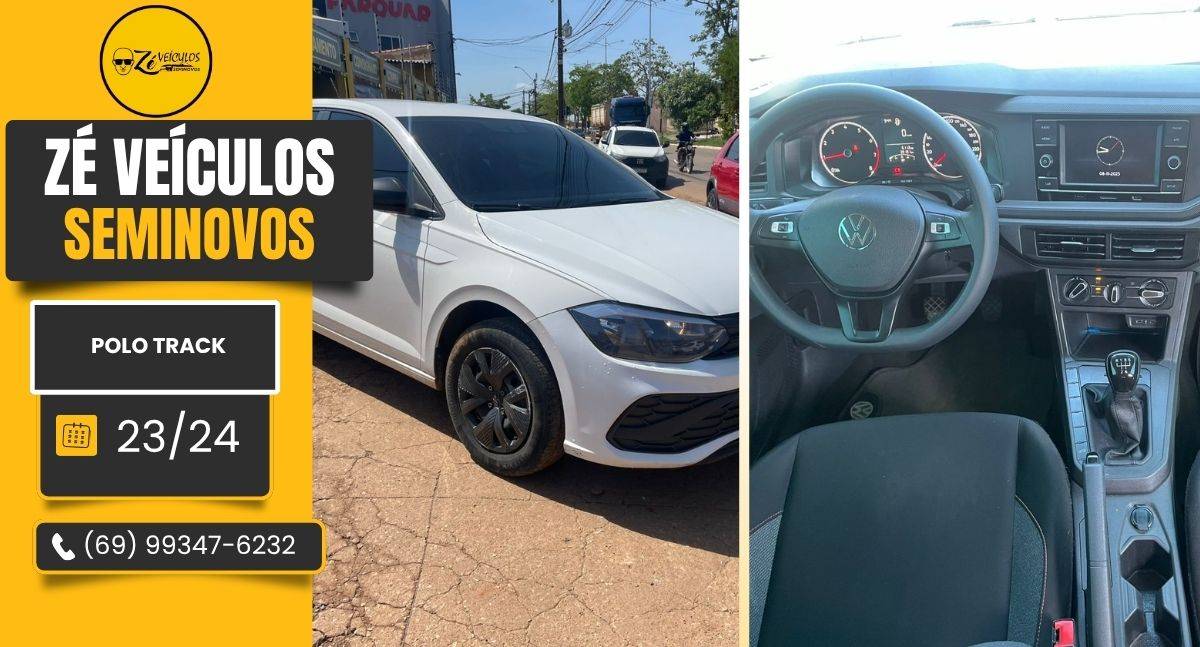 Polo Track 2023/2024 com Excelente Custo-Benefício na Zé Veículos