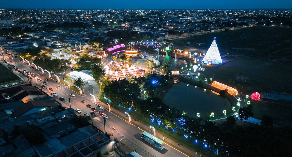Porto Velho Luz inicia programação de Natal neste sábado no Parque da Cidade