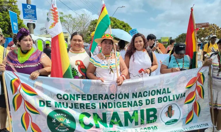 Povos indígenas reforçam união continental durante ato na COP30 em Belém