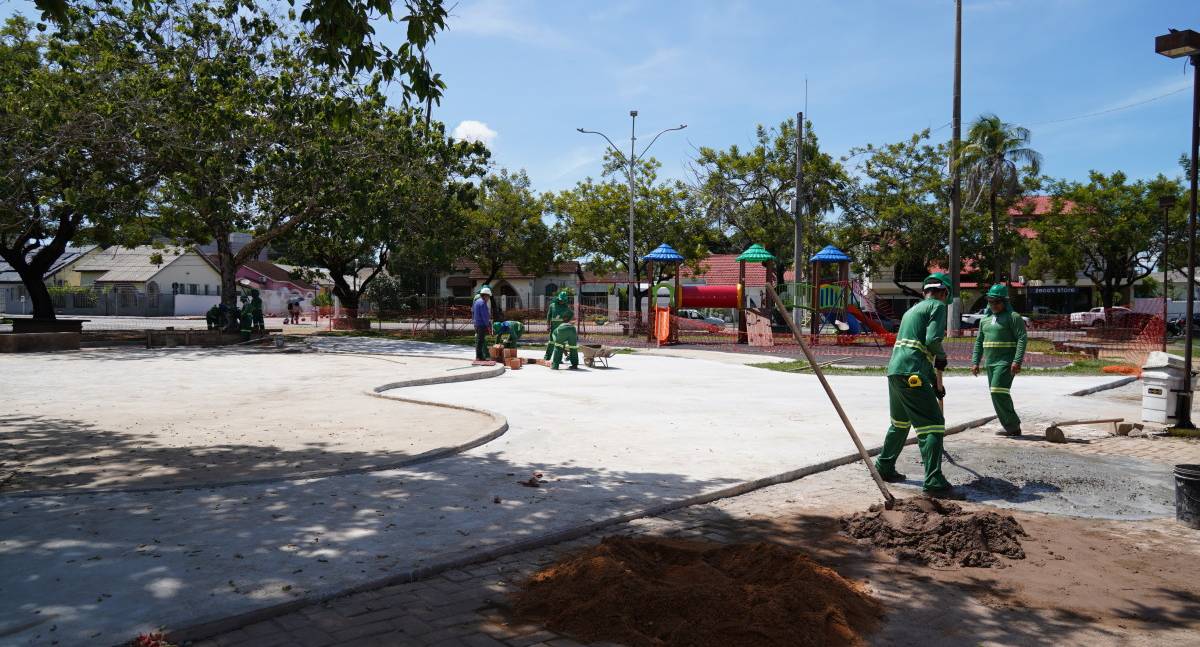 Praça Aluízio Ferreira ganha novo playground interativo nesta quarta-feira