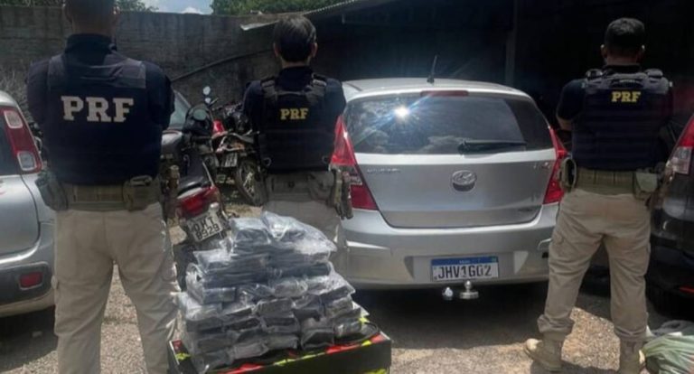 PRF em Rondônia apreende 32 kg de droga em Presidente Médici
