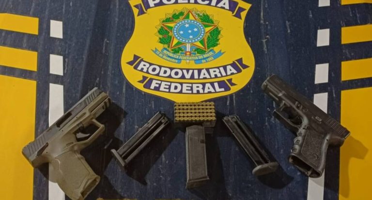 PRF em Rondônia prende homem por porte ilegal de arma de fogo