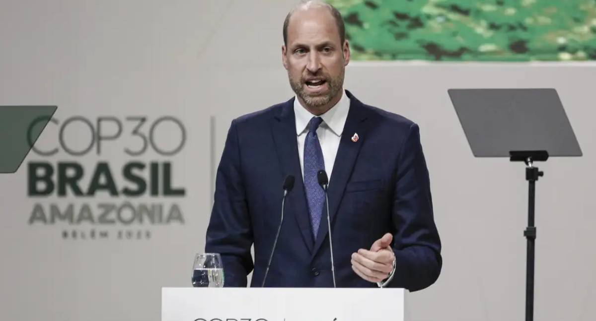 Príncipe William elogia Fundo Florestas Tropicais, iniciativa do Brasil na COP30