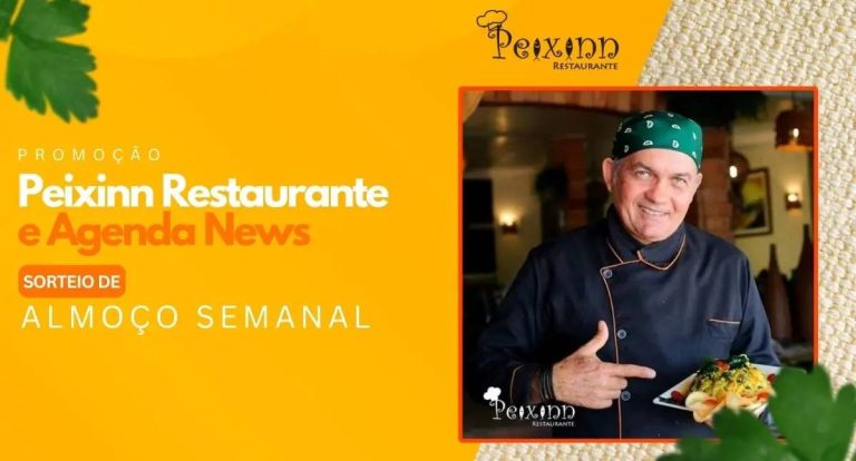 Resultado do sorteio: almoço no Peixinn Restaurante