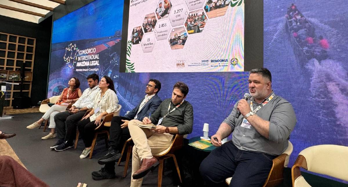 Rondônia apresenta avanços na regularização ambiental durante painel na COP 30