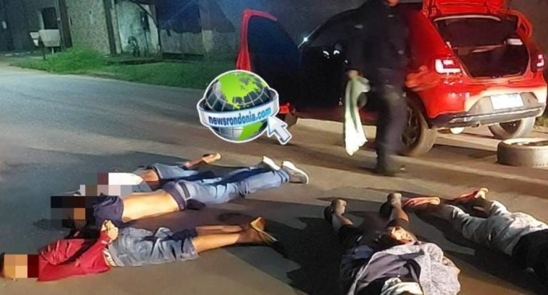 Roubo a carro de aplicativo termina com tiroteio e sete criminosos detidos na zona leste