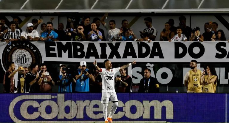 Santos vence, Neymar marca e equipe deixa o Z4 no Brasileirão