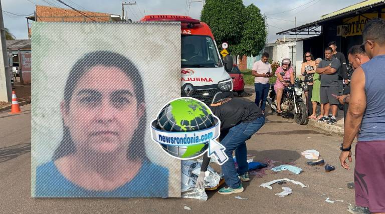 Servidora da Semad morre após acidente entre moto e Corolla em Porto Velho