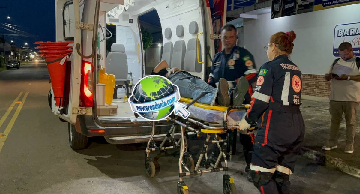 Toro avança preferencial e atropela motociclista em Porto Velho