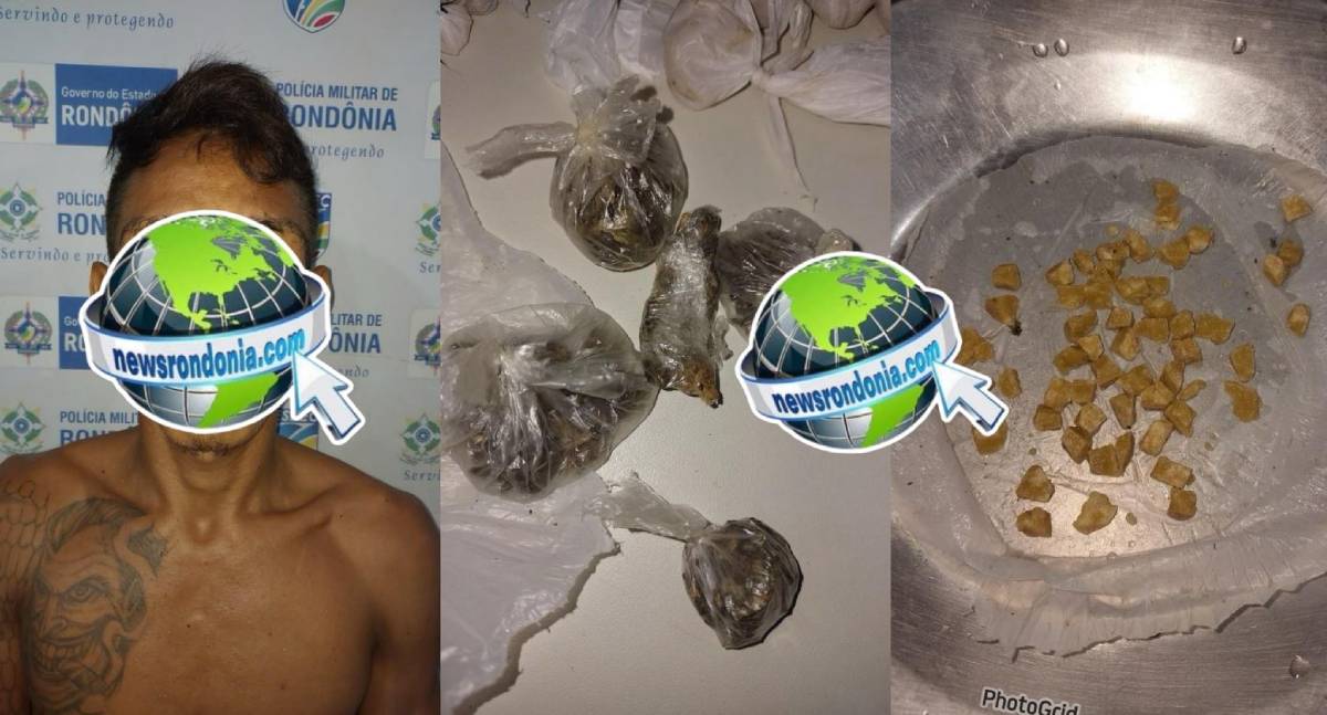 Traficante tenta fugir pulando muros e cercas, mas é preso com drogas na zona sul