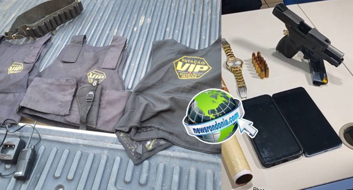 Trio do PCC é preso com pistola e coletes balísticos após ameaçarem policial no Morar Melhor