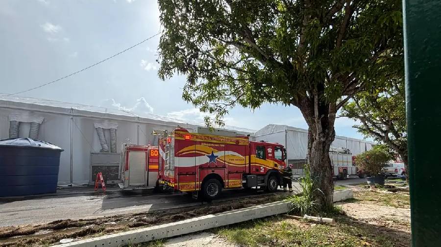 Zona Azul da COP30 é reaberta após incêndio