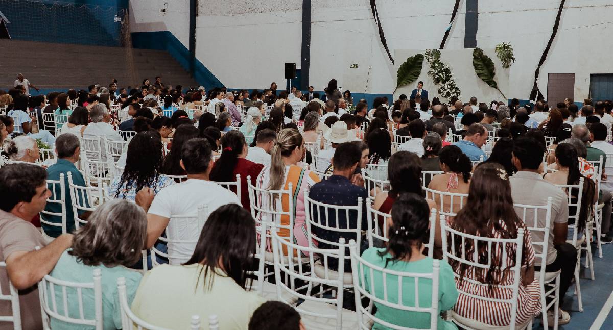 16º Casamento Comunitário de 2025 celebra união de 60 casais em Ji-Paraná