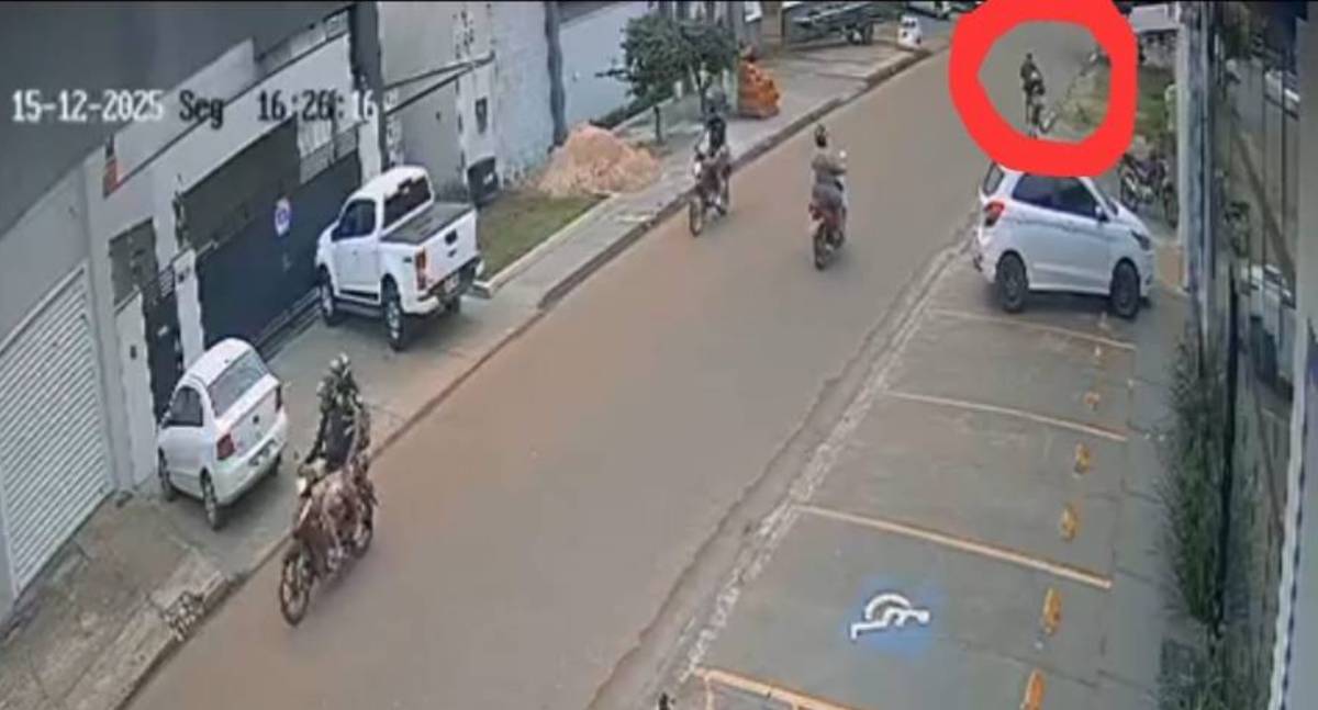 Câmera flagra furto de bicicleta de vendedora ambulante em RO