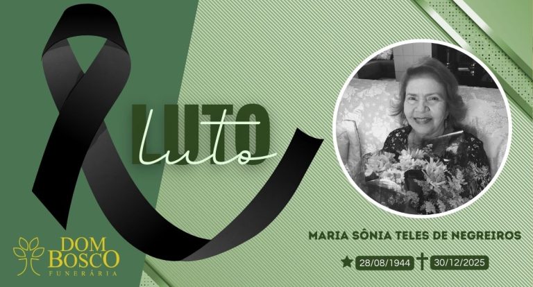 Nota de pesar: Maria Sônia Teles de Negreiros