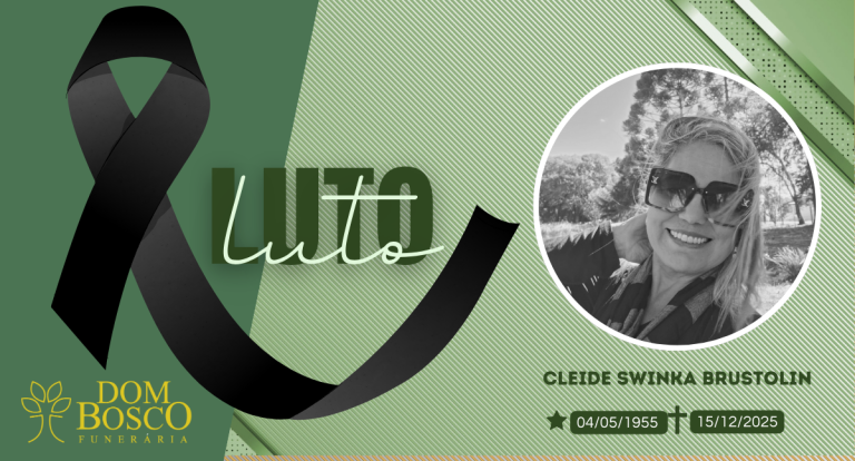 Nota de pesar: Cleide Swinka Brustolin