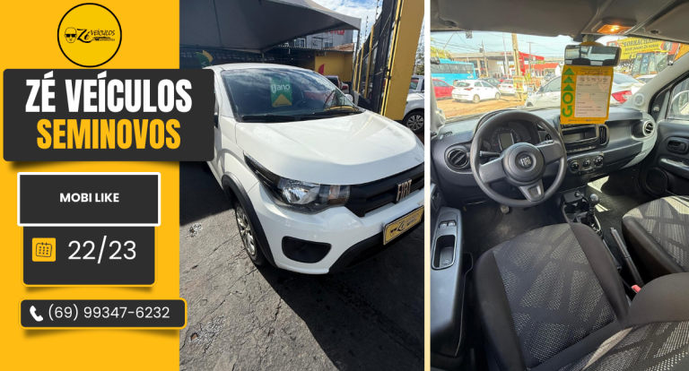 Mobi Like 2023 Completo e Econômico na Zé Veículos
