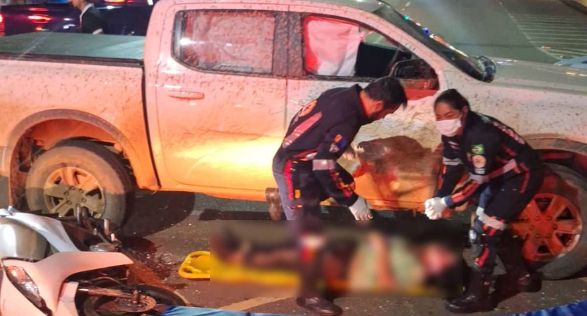 Acidente na Calama e João Goulart deixa duas motociclistas feridas