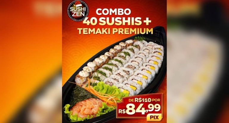 Agenda News: Barca de sushi com desconto no Sushi Zen em PVH