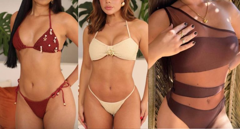 Agenda News: Tons terrosos dominam a moda praia no verão 2026 da Quero Biquíni