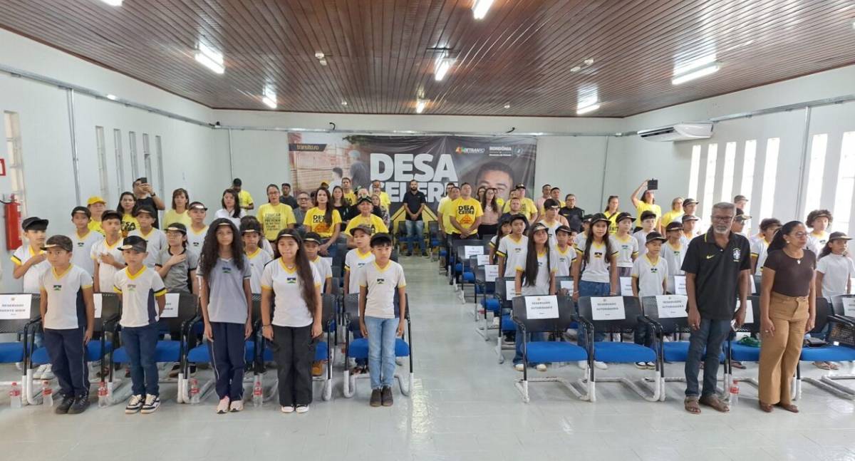 Agentes Mirins da Cidadania no Trânsito celebram formatura e reforçam a educação viária em Rondônia