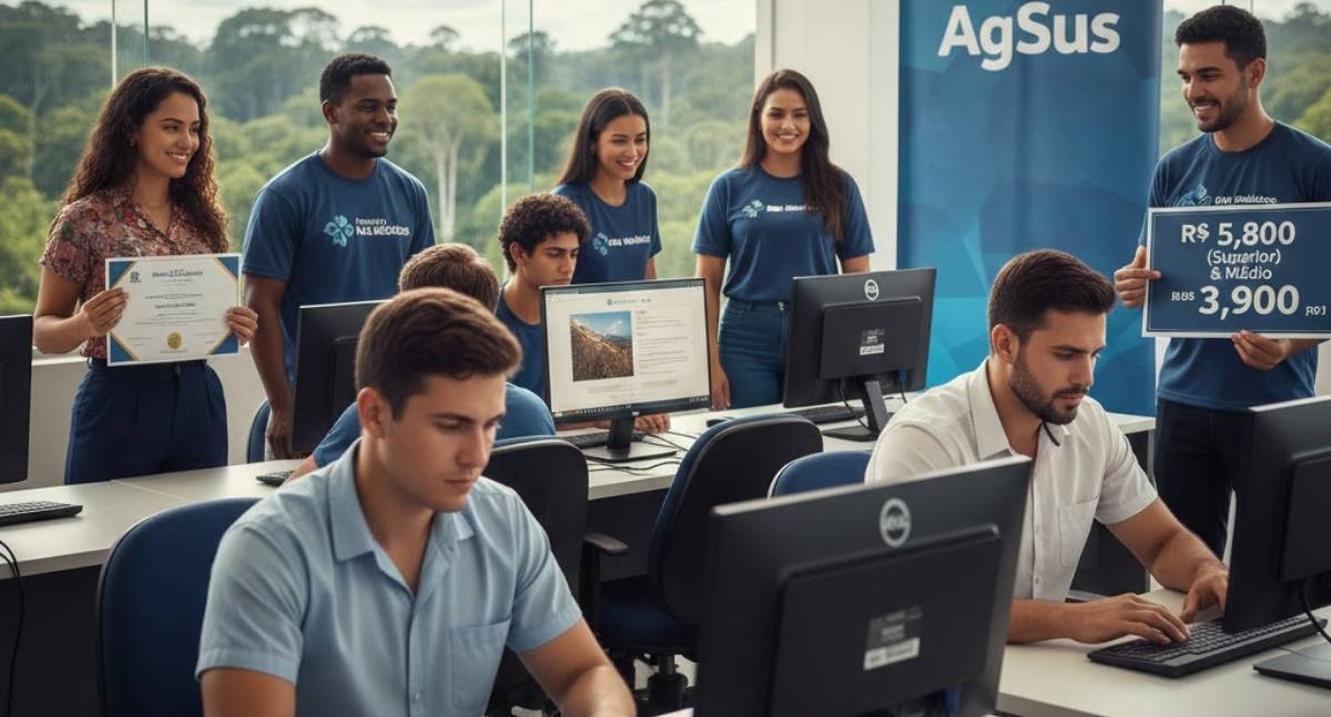 AgSus abre processo seletivo em Rondônia com salários de R$ 5,8 mil