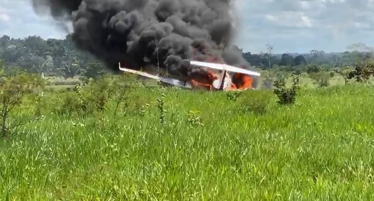 Avião com Maurício Carvalho e Márcio Pacelle cai em Rondônia