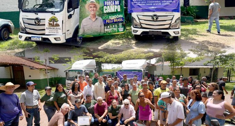 Bagattoli entrega caminhões agrícolas a associações rurais de Rondônia