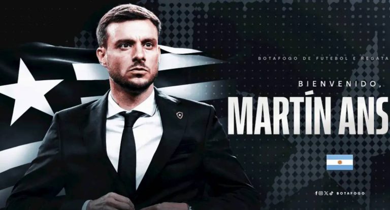 Botafogo confirma contratação do técnico argentino Martín Anselmi