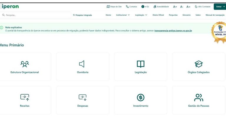 Com informações claras e acessíveis, novo Portal da Transparência do Iperon é apresentado durante reunião