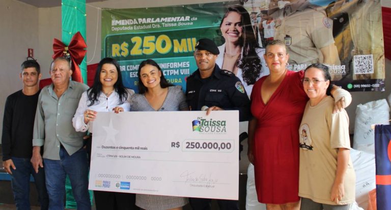 Com Recurso Da Deputada Dra. Taíssa, alunos do CTPM VIII em Rolim de Moura recebem uniformes completo para o ano letivo de 2026