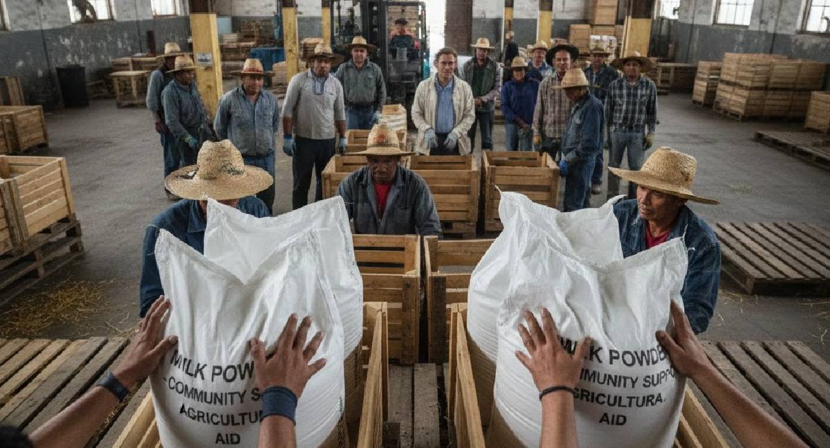 Conab divulga resultados para aquisição de leite em pó da agricultura familiar