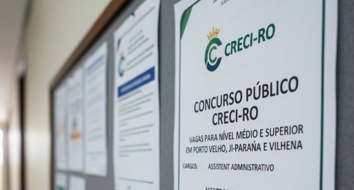 CRECI-RO lança concurso público com vagas para três municípios de Rondônia