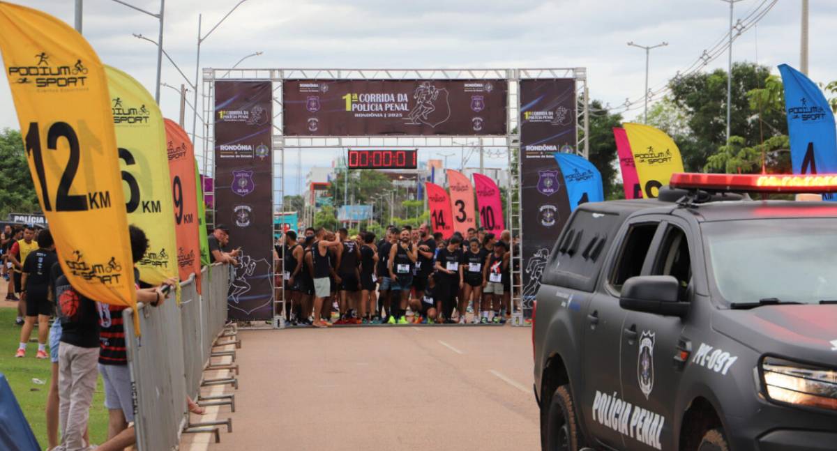 Dia da Polícia Penal celebra integração com a 1ª Corrida da Polícia Penal em Porto Velho