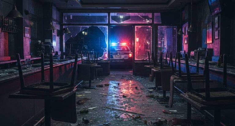 Discussão por mesa termina com mulher ferida por copo quebrado em bar no centro de Porto Velho 