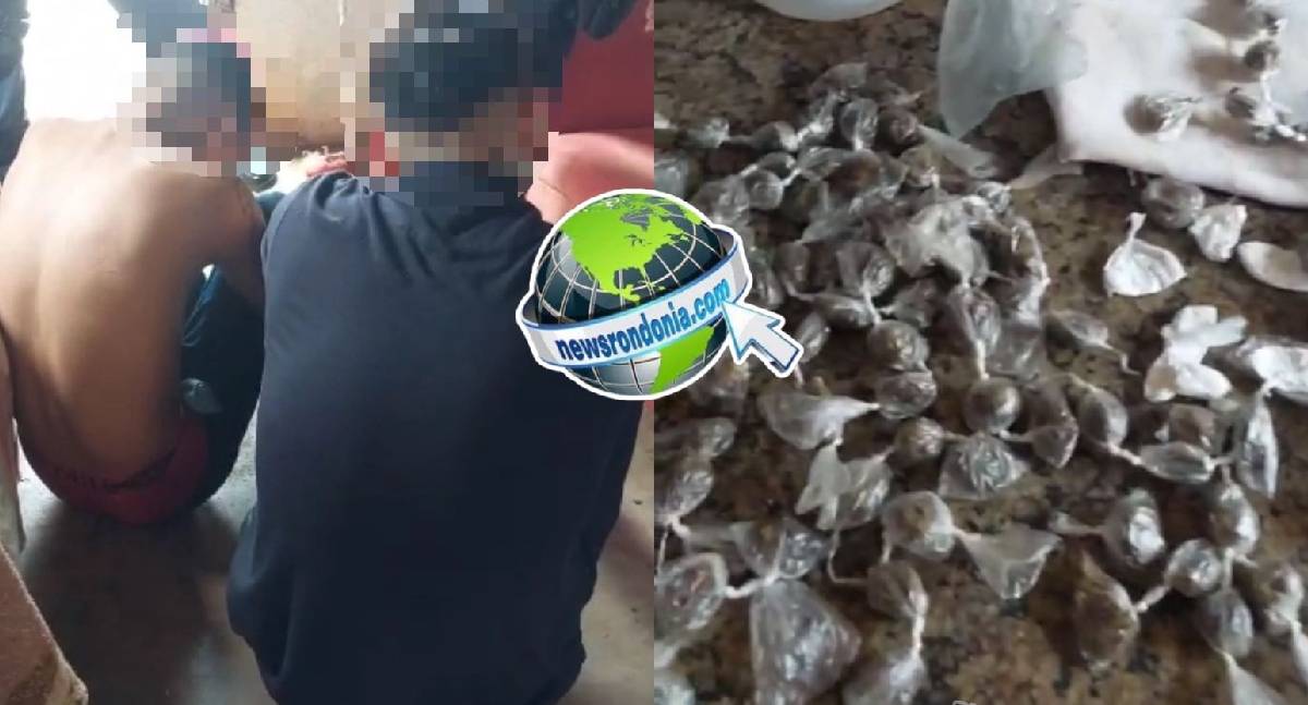 Equipe do sgt Machado flagra dupla com drogas na zona sul