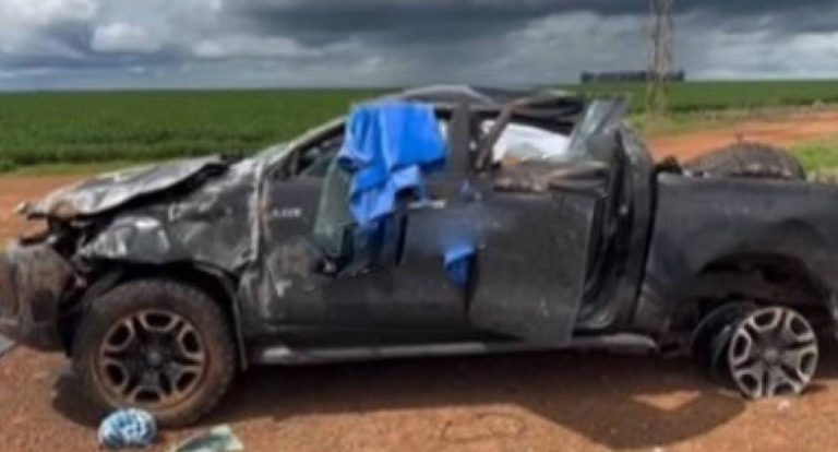 Família de Ji-Paraná sofre grave acidente em rodovia