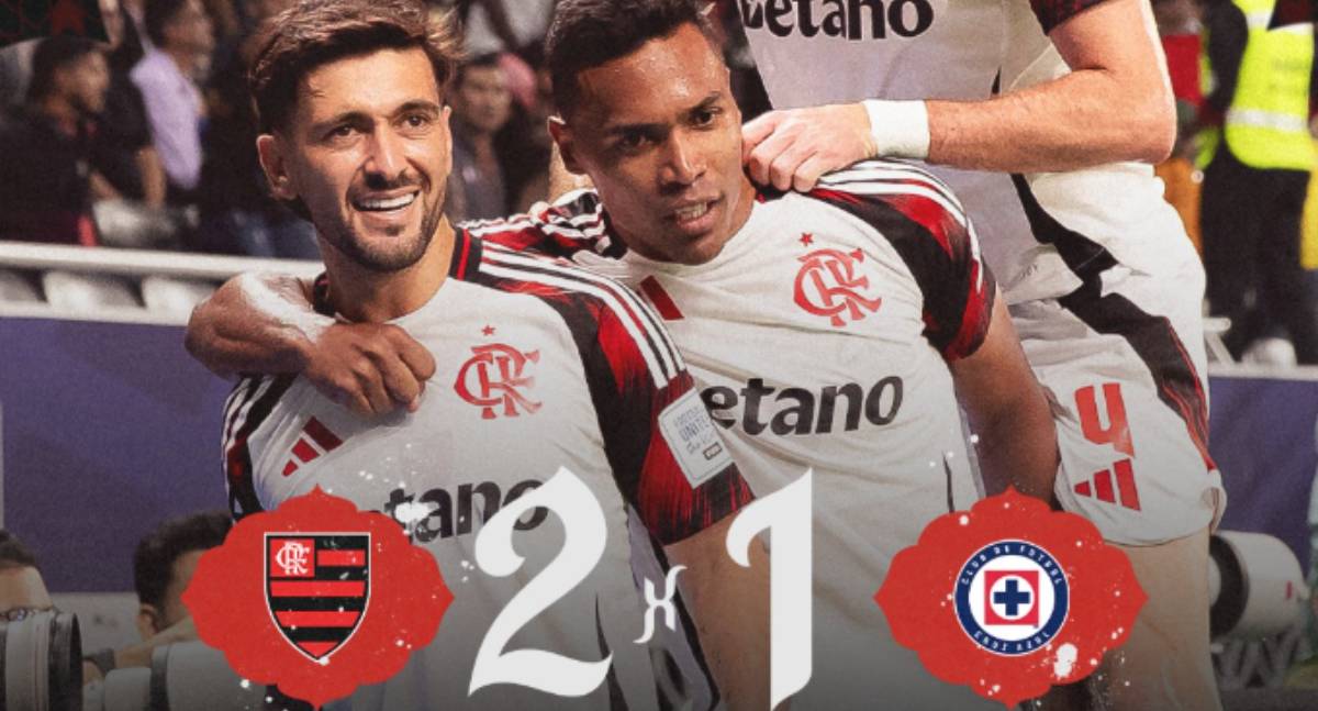 Flamengo vence Cruz Azul por 2 a 1 em estreia na Copa Intercontinental