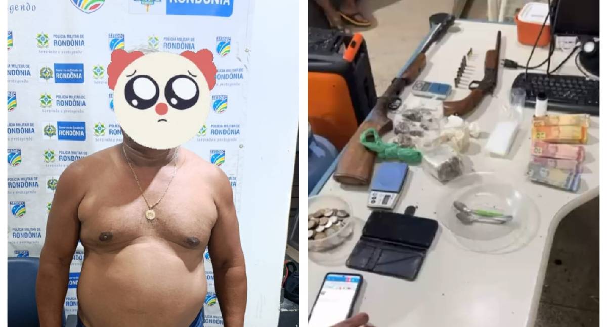 Força Tática apreende drogas, armas e moto roubada durante operação em Alto Paraíso