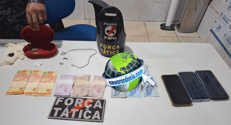 Força Tática do 5º BPM prende quatro por tráfico de drogas na zona leste de Porto Velho