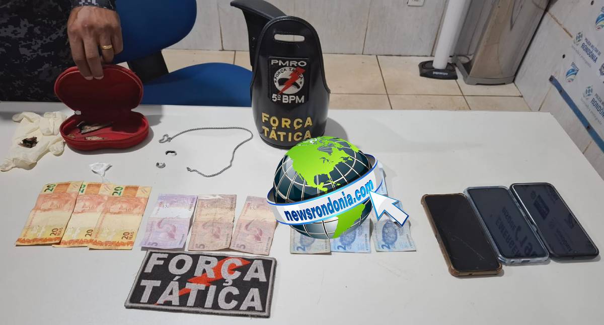 Força Tática do 5º BPM prende quatro por tráfico de drogas na zona leste de Porto Velho