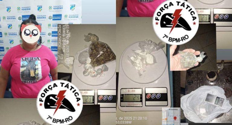 Força Tática fecha ponto de tráfico no Garimpo Bom Futuro 