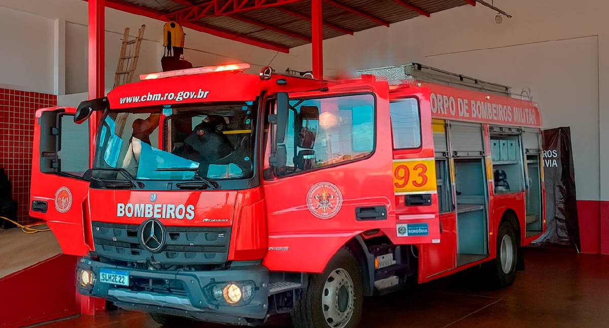 Governo de RO reforça segurança em Pimenta Bueno com novo quartel dos Bombeiros e investimentos históricos