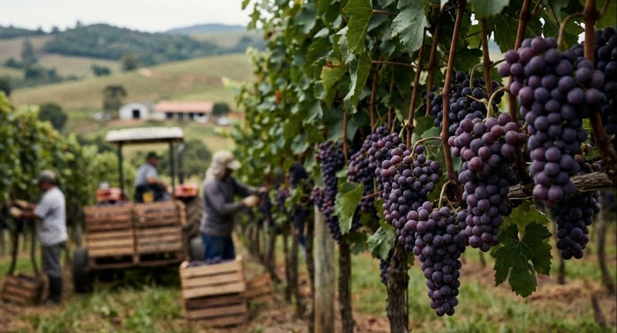 Governo reajusta preço mínimo da uva na safra 2026 para R$ 1,80 por quilo