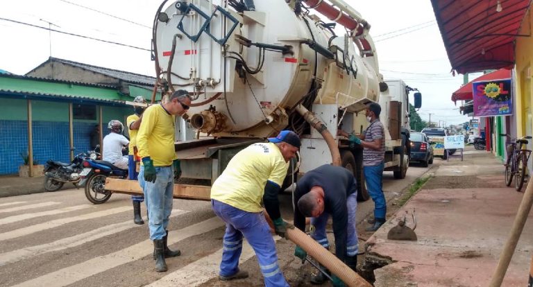Hidrojato reforça limpeza da drenagem em Porto Velho