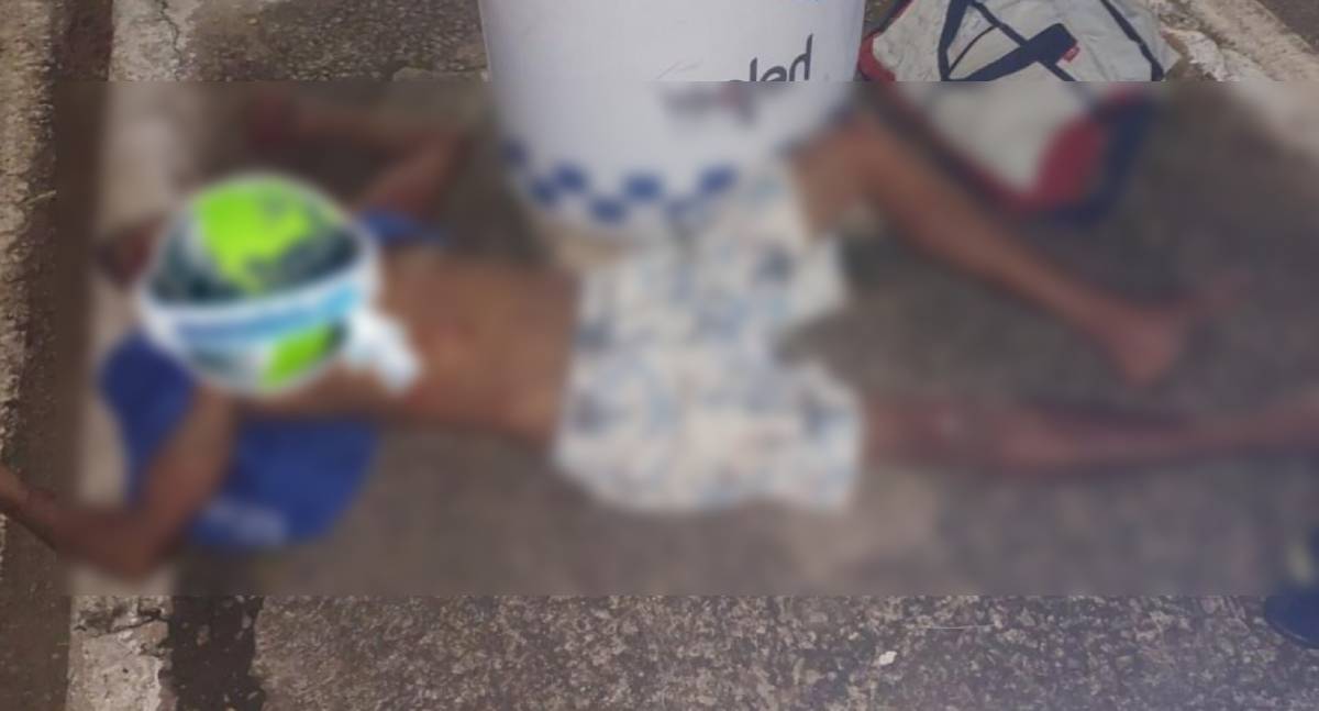 Homem é socorrido após ser duramente espancado no Centro de Porto Velho